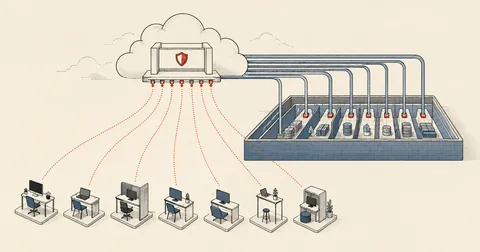 ให้ทีม 7 คน remote เข้า LAN โดยไม่เปิด port — Cloudflare Zero Trust ฉบับทำจริง