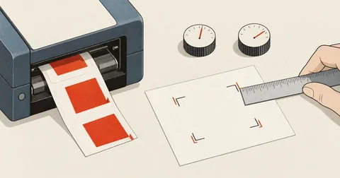 Labels Printing Off-Center? Calibrate the Print Offset Once