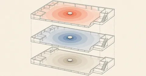 วางแผนช่อง WiFi 2.4GHz ไม่ให้ทับกัน 1/6/11 พร้อมทำ heatmap หลายชั้น