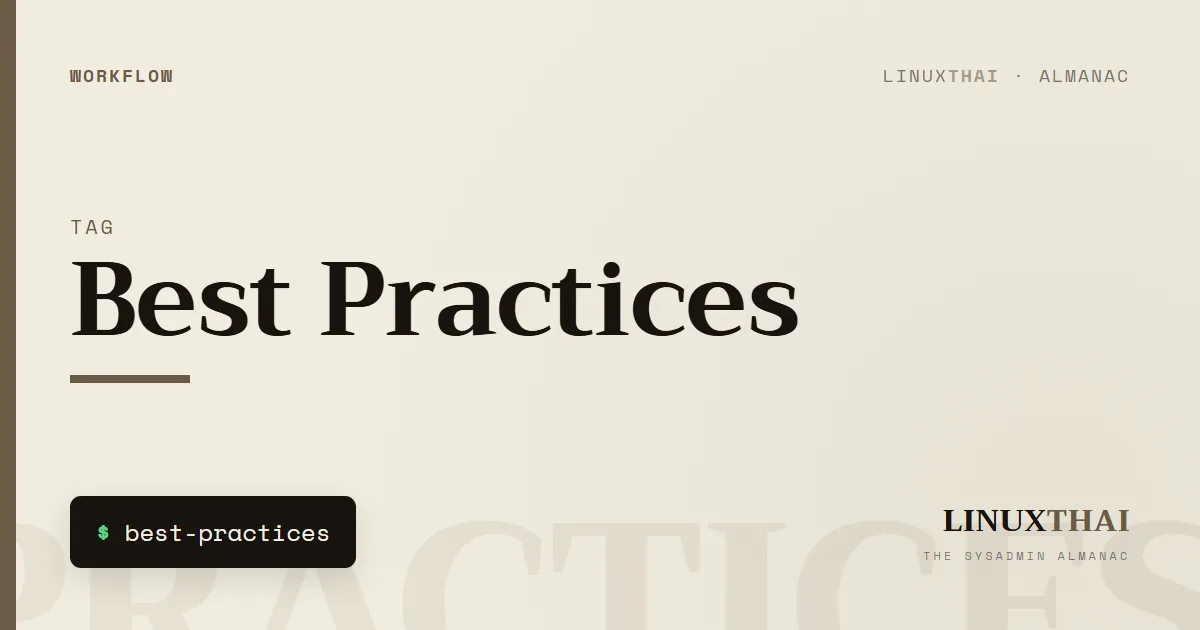 Best Practices