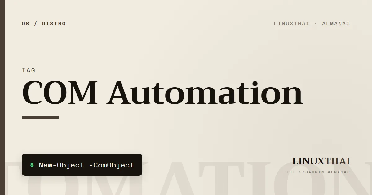 COM Automation
