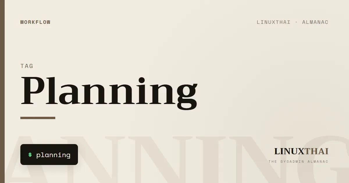 Planning