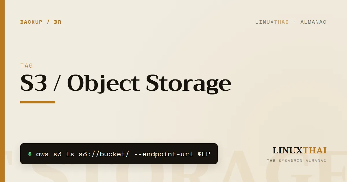 S3 / Object Storage